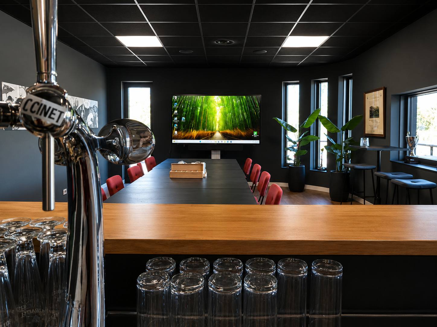 RKSV Rhode: complete AV-installatie voor de nieuwe kantine - projectfoto 3
