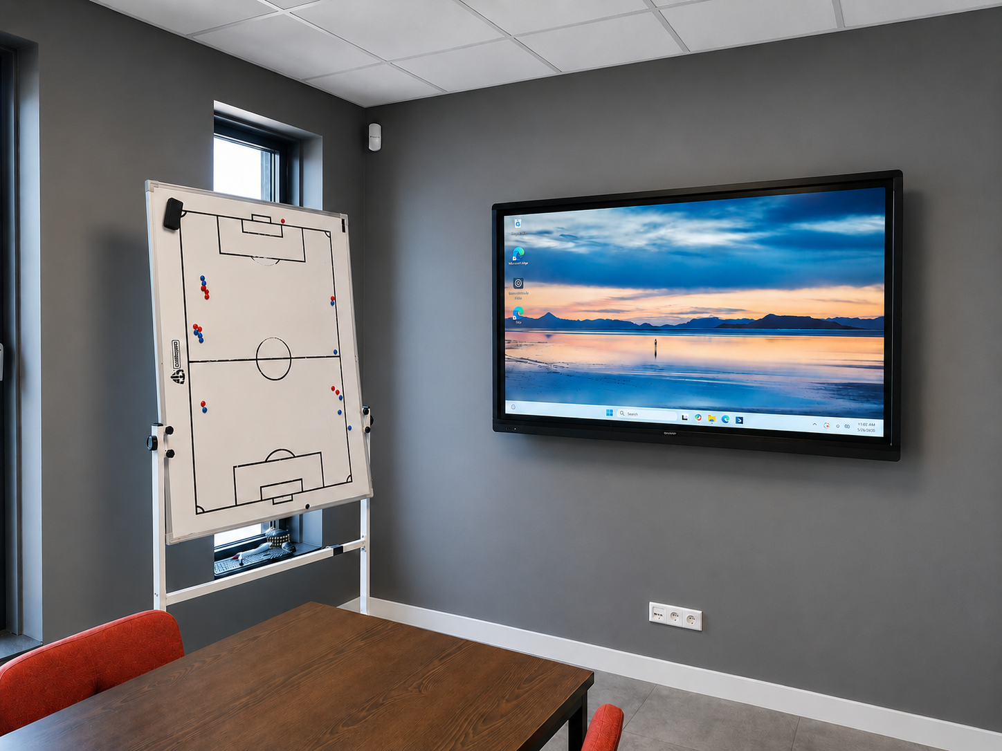 RKSV Rhode: complete AV-installatie voor de nieuwe kantine - projectfoto 6