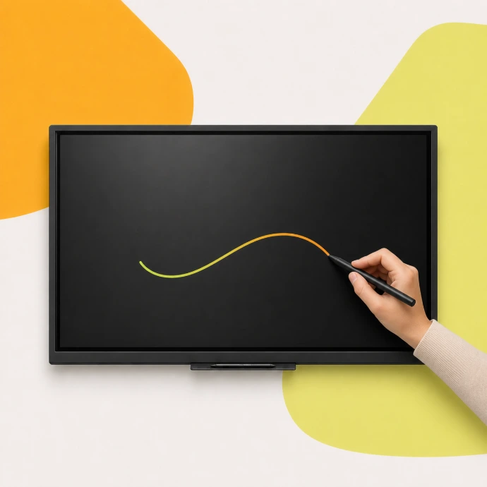 Interactief digibord met touchpen