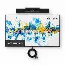 PH55F met Poly Studio USB en kabelboom – wandopstelling van voor