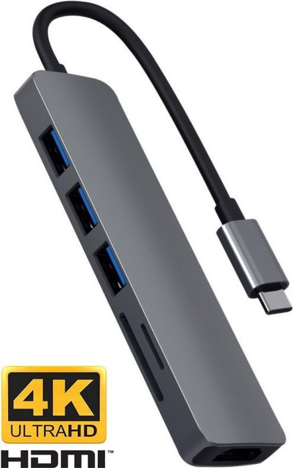 USB C Hub - 4K HDMI en 3 x USB - Universeel