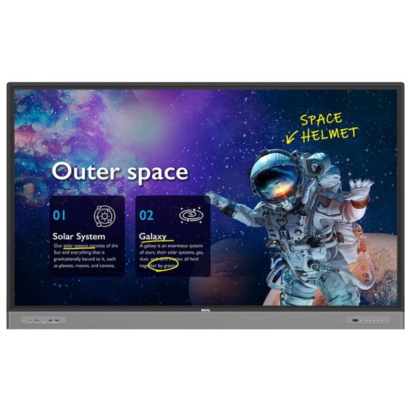 Refurbished BenQ RM7503 touchscreen monitor - 75 inch