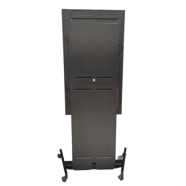 Refurbished LG 55 inch High Brightness reclame monitor op trolley set