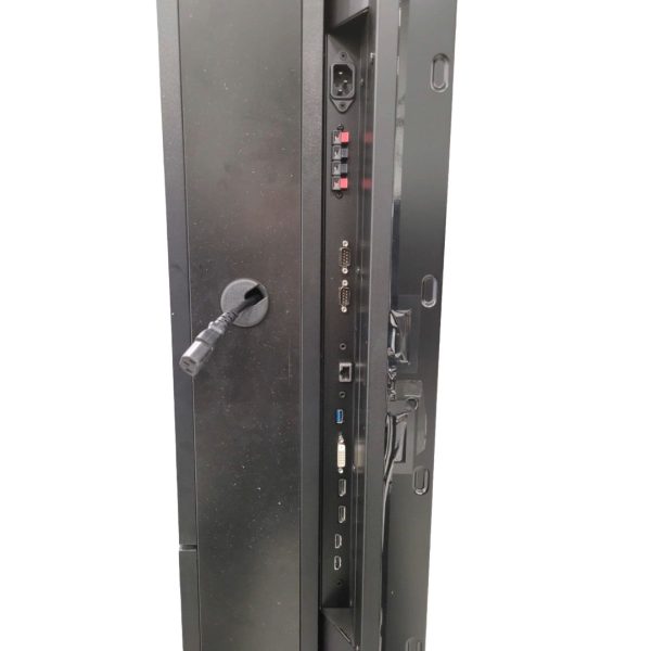 Refurbished LG 55 inch High Brightness reclame monitor op trolley set