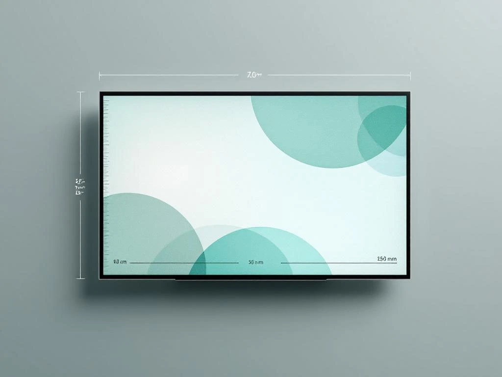 Interactief digitaal scherm met meetlijnen en geometrische vormen tegen gradiënt achtergrond, bovenaanzicht
---
**Metadata**
- Type: Afbeelding
- Trefwoorden: digitaal scherm, interactieve technologie, duurzame audiovisuele technologie, minimalisme