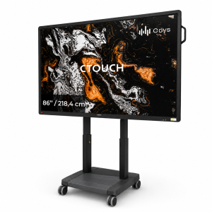 Refurbished Ctouch Laser Sky 86 inch touchscreen 4K op iPro Mobile lift - COMPLEET